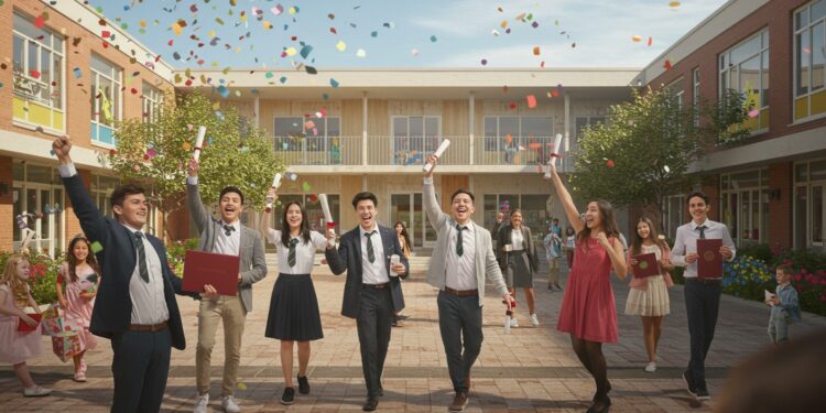 À Gennevilliers le lycée Galilée célèbre un taux de réussite de 92 au bac Découvrez les scènes de joie et ce que cela révèle sur léducation   Viral Mag