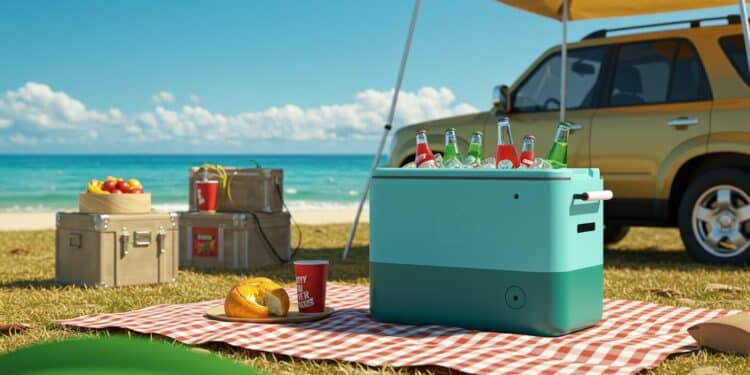 Glacière Électrique : Fraîcheur Garantie pour l’Été - Viral Mag Découvrez la glacière électrique Mobicool à prix réduit pour garder vos boissons fraîches lors de vos sorties estivales Pratique portable et efficace    Viral Mag