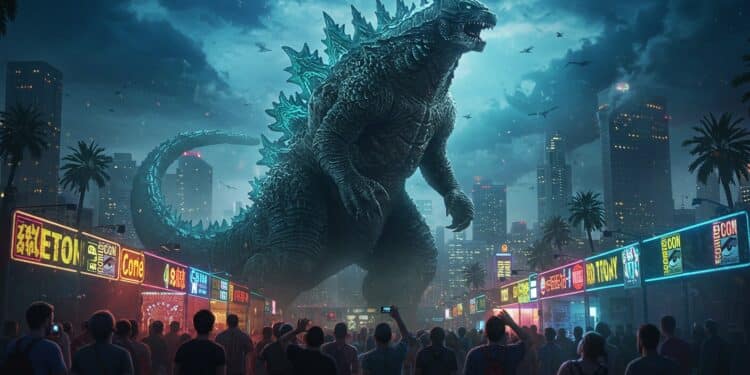 Godzilla : 70 Ans d’un Monstre Légendaire - Viral Mag Godzilla fête ses 70 ans au Comic Con  Découvrez lhistoire la symbolique et lhéritage de ce monstre iconique qui captive les fans depuis 1954   Viral Mag