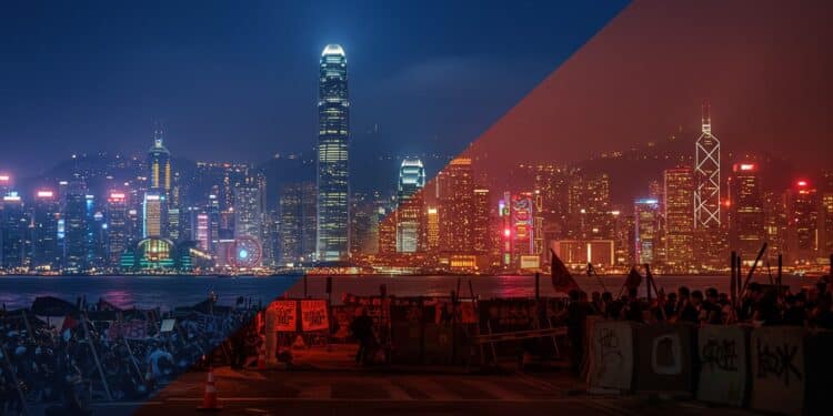 Hong Kong : 28 Ans Après, Entre Stabilité et Critiques - Viral Mag Hong Kong célèbre 28 ans de rétrocession sous tensions LUE critique une loi sécuritaire répressive tandis que la ville prône stabilité et intégration économique Viral Mag
