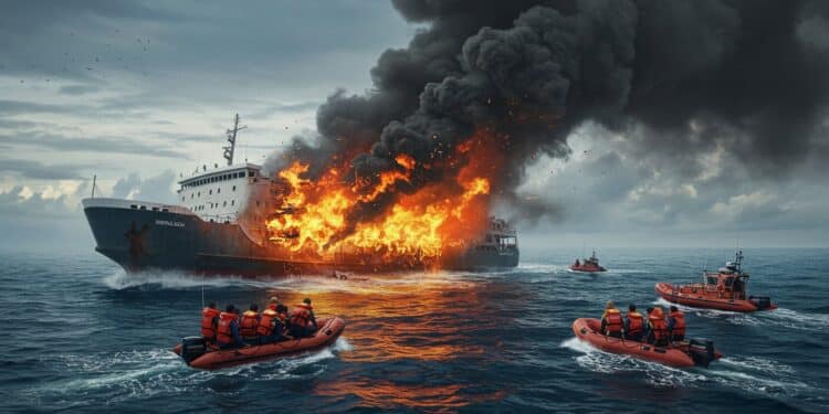 Incendie de Ferry en Indonésie : Drame et Sauvetage - Viral Mag Incendie tragique dun ferry en Indonésie  3 morts plus de 500 rescapés Découvrez les détails du drame et des opérations de secours   Viral Mag