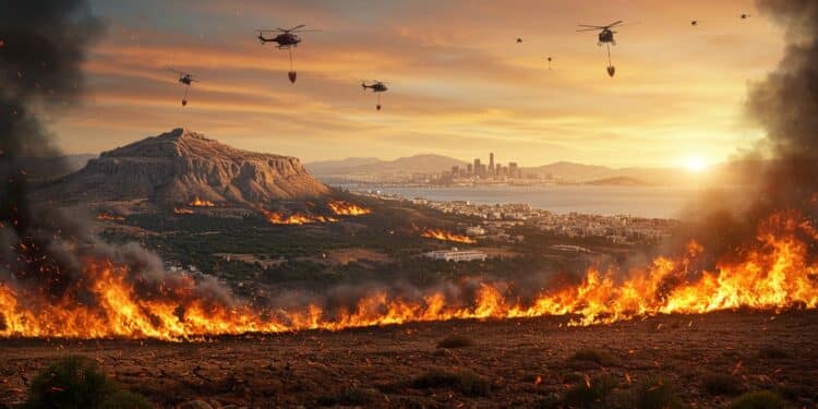 Incendies en Grèce : Crète et Athènes sous les Flammes - Viral Mag La Grèce lutte contre des incendies en Crète et près dAthènes avec des évacuations massives Découvrez lampleur de la crise et ses impacts Viral Mag