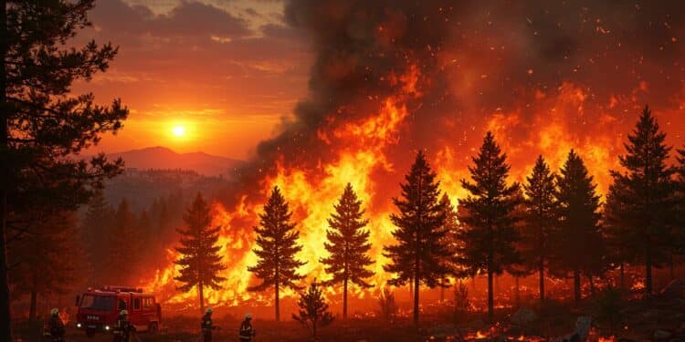 Violents incendies à Bursa Turquie  3 500 évacués un pompier décédé Découvrez lampleur de la crise et les efforts pour contenir les flammes   Viral Mag