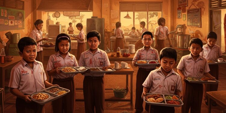 Le programme de repas gratuits en Indonésie lancé par Prabowo vise à nourrir des millions denfants mais fait face à des intoxications et soupçons de corruption   Viral Mag