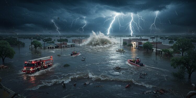 Inondations au Texas : Une Tragédie Évite-t-elle Pire ? - Viral Mag Découvrez la tragédie des inondations au Texas les défaillances du système dalerte et les efforts de secours Une crise qui soulève des questions Viral Mag