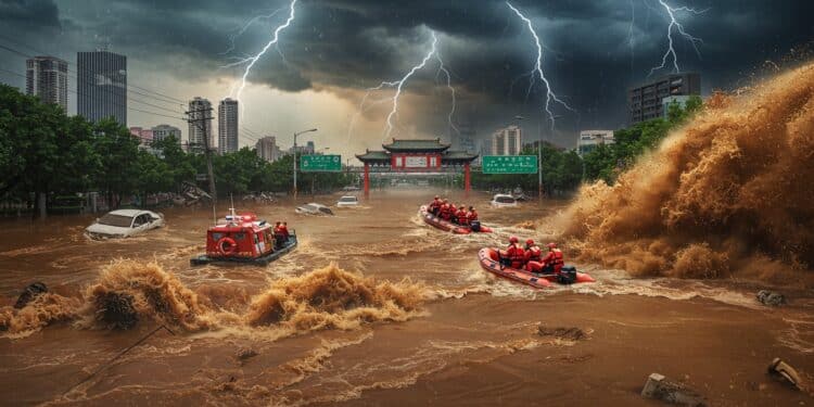 Les inondations dévastent Pékin  30 morts 80 000 évacués Découvrez limpact des pluies torrentielles et les efforts de secours en Chine   Viral Mag