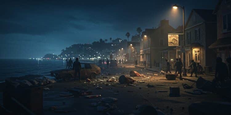 Jullouville : Violences Urbaines et Tensions Ethniques - Viral Mag À Jullouville une agression violente secoue la station balnéaire Découvrez les détails dune nuit de chaos et les questions quelle soulève Viral Mag