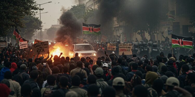 Kenya : 65 Morts Lors des Manifestations - Viral Mag 65 morts lors des manifestations au Kenya  la police critiquée pour usage excessif de la force Enquête sur les violences et non conformité   Viral Mag