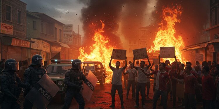 William Ruto durcit le ton face aux manifestations au Kenya autorisant la police à tirer sur les pillards Une crise qui menace la démocratie   Viral Mag