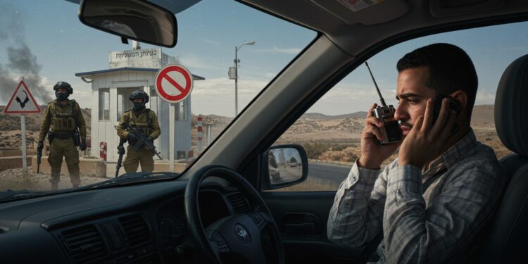 En Cisjordanie une radio unique aide les Palestiniens à naviguer les checkpoints israéliens avec des bulletins de trafic en temps réel   Viral Mag