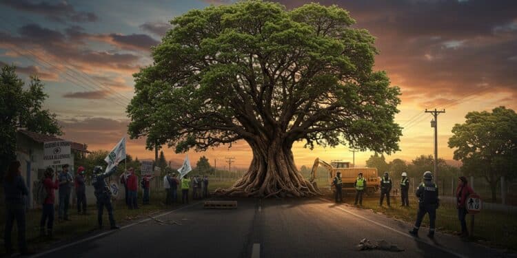Un arbre de 300 ans à Villa Allende Argentine suscite une bataille pour sa survie face à une extension routière Mobilisations et recours en justice senchaînent   Viral Mag