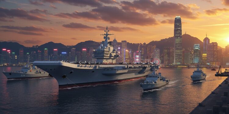 Le Shandong à Hong Kong : Puissance Navale Chinoise - Viral Mag Le porte avions chinois Shandong à Hong Kong découvrez son arrivée ses exercices et son impact géopolitique dans cet article captivant Viral Mag