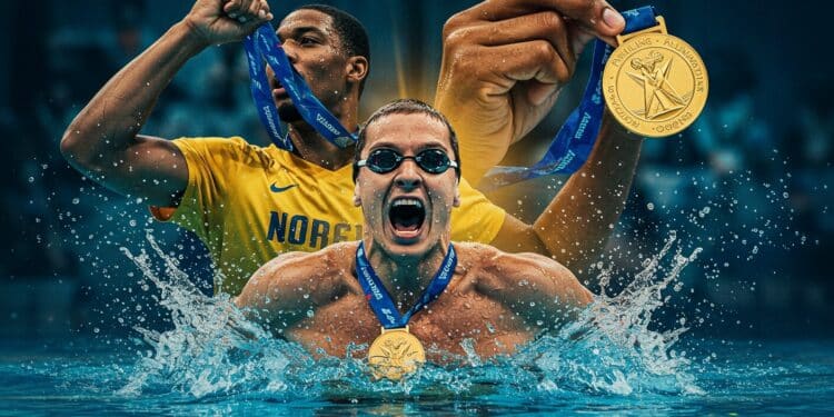 Léon Marchand triomphe à Singapour et reçoit sa médaille dune légende française Découvrez ce moment épique et son parcours impressionnant    Viral Mag