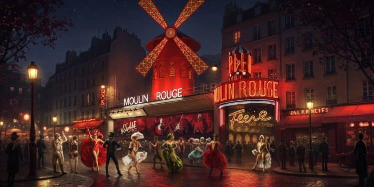 Les ailes du Moulin Rouge symbole de Paris tournent à nouveau après 14 mois Découvrez lhistoire et la magie de ce cabaret légendaire    Viral Mag