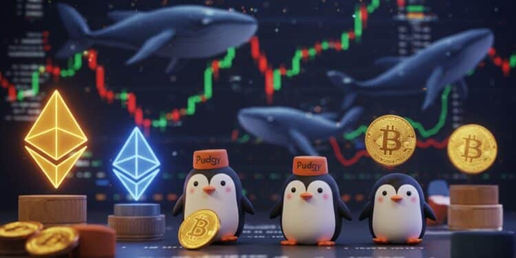 Les NFT Explosent : Pudgy Penguins en Tête avec +247% - Viral Mag Les ventes de NFT bondissent de 29 à 1596M$ Pudgy Penguins senvole de 247 Découvrez les tendances et collections phares de ce retour en force Viral Mag