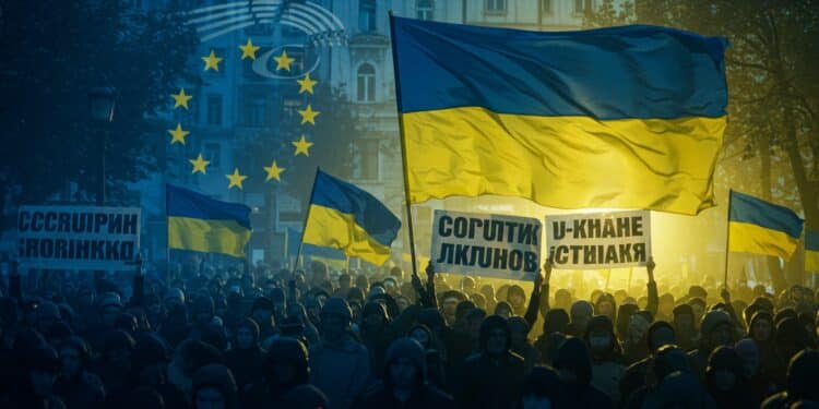 Loi Ukrainienne : Crise Anticorruption Menace l’UE - Viral Mag Une loi controversée en Ukraine supprime lindépendance des organes anticorruption provoquant des manifestations et des tensions avec lUE Quels impacts pour lavenir européen du pays    Viral Mag