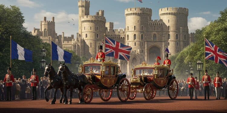 Emmanuel Macron en visite dÉtat à Windsor  un moment clé pour renforcer les liens franco britanniques Découvrez les coulisses de cette rencontre royale   Viral Mag