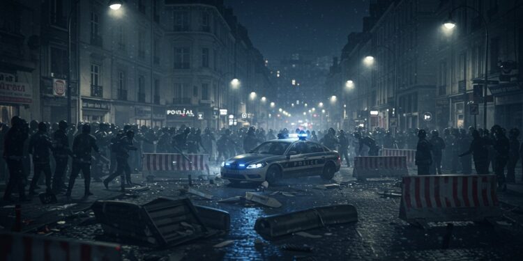 Mantes-la-Jolie : Guet-apens Violent Contre la Police - Viral Mag Course poursuite à Mantes la Jolie après un vol de moto des policiers sont attaqués par 40 individus Trois suspects arrêtés Découvrez les détails Viral Mag
