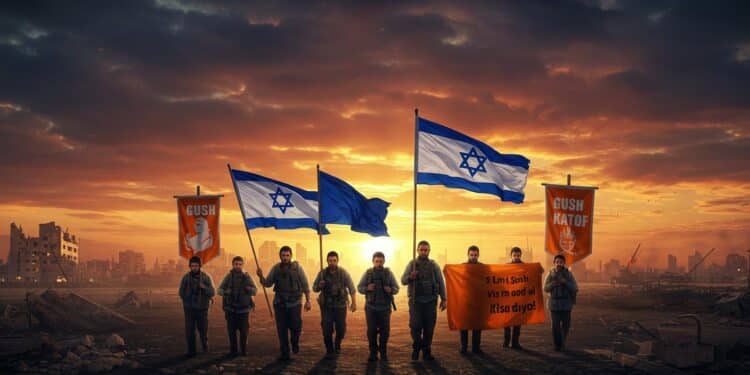 Des colons israéliens marchent vers Gaza réclamant un retour controversé Découvrez les motivations et les enjeux de ce mouvement Lisez larticle    Viral Mag