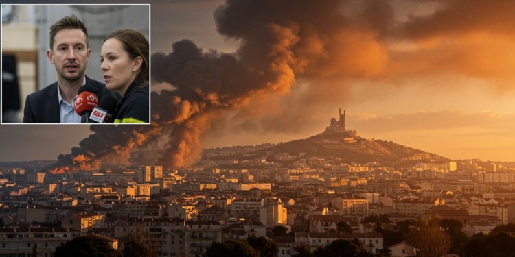 Le maire de Marseille face à une journaliste sur BFMTV  tensions et mesures après lincendie dévastateur Découvrez les détails et les actions pour les sinistrés   Viral Mag