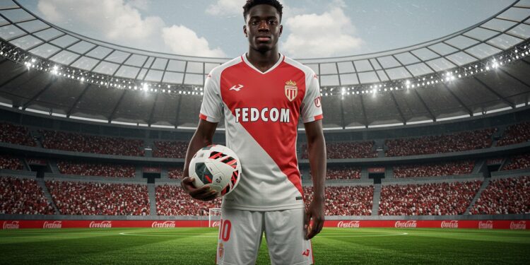 Monaco Recrute Oumar Konaté : Un Talent à Suivre - Viral Mag Monaco signe Oumar Konaté jeune attaquant ivoirien prometteur Découvrez son parcours et son potentiel pour briller en Ligue 1 Viral Mag