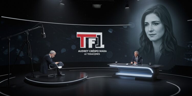 Audrey Crespo Mara endeuillée par la mort de Thierry Ardisson est remplacée à TF1 Découvrez le duo qui prend la relève et lhommage poignant rendu à lanimateur   Viral Mag