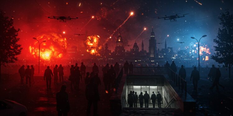 Nouvelle Attaque Russe à Kiev : Drame et Diplomatie - Viral Mag Une attaque russe nocturne à Kiev fait deux morts et intensifie les tensions Quels espoirs pour la diplomatie alors que Rubio rencontre Lavrov Viral Mag