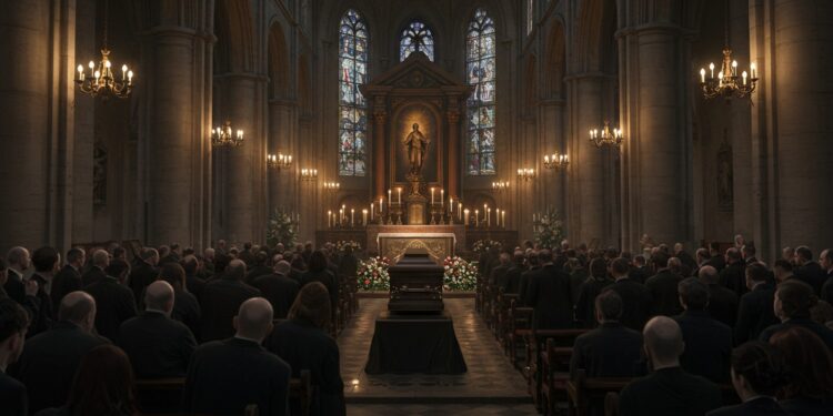 Hommage à Thierry Ardisson  stars et proches réunis pour un adieu poignant à léglise Saint Roch Découvrez les moments forts de la cérémonie   Viral Mag