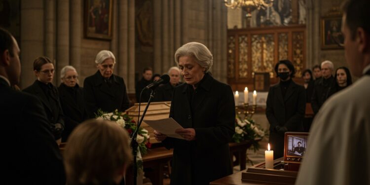 Obsèques de Thierry Ardisson : Un Hommage Émouvant - Viral Mag Audrey Crespo Mara rend un hommage poignant à Thierry Ardisson lors de ses obsèques respectant ses vœux Découvrez cet adieu émouvant Viral Mag