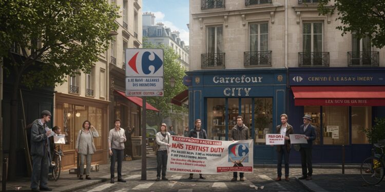 Dans le 6e arrondissement de Paris louverture dun Carrefour City suscite une vive opposition des habitants Découvrez les enjeux et tensions de ce conflit urbain   Viral Mag