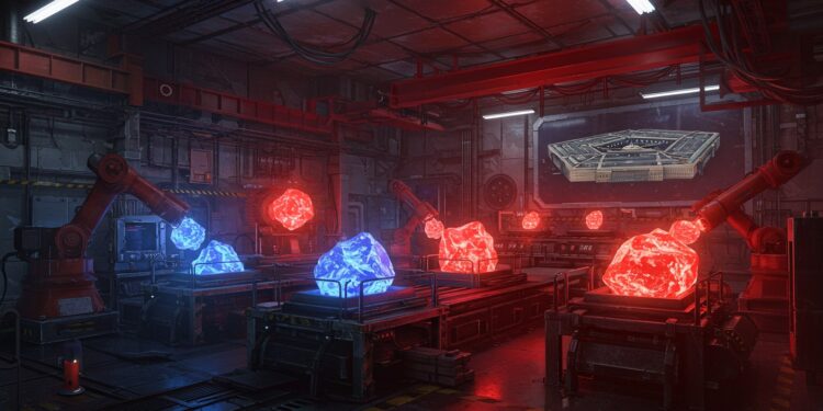 Pentagone Investit Dans Terres Rares Américaines - Viral Mag Le Pentagone devient actionnaire majeur de MP Materials pour sécuriser les terres rares aux USA réduisant la dépendance étrangère Découvrez limpact Viral Mag