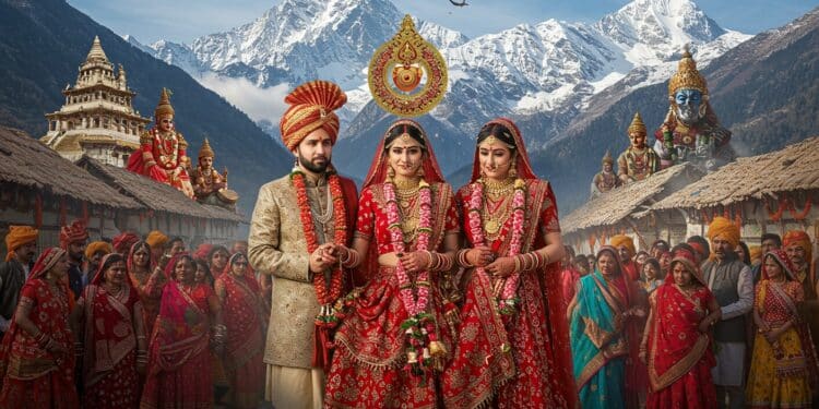 Polyandrie en Inde : Tradition ou Controverse Moderne ? - Viral Mag La polyandrie pratique rare en Inde suscite débat Découvrez lhistoire dun mariage unique dans lHimachal Pradesh et ses implications sociales   Viral Mag