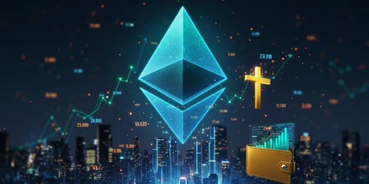 LEthereum grimpe à 3 050 $  Découvrez 4 graphiques expliquant cette hausse  golden cross réserves en baisse accumulation des baleines et ETF   Viral Mag