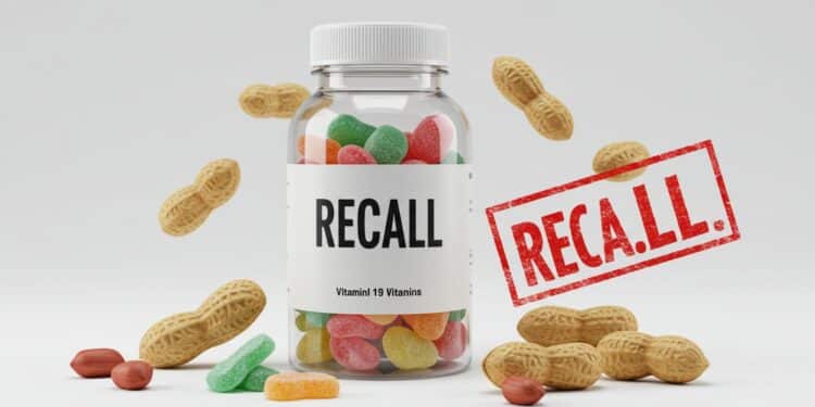 Rappel Urgent de Vitamines Gommeuses : Ce Que Vous Devez Savoir - Viral Mag Rappel national de vitamines B12 gommeuses vendues chez Aldi BJs et en ligne pour risque dallergène non déclaré Vérifiez vos produits Viral Mag