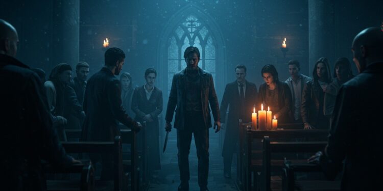 Rennes : Panique dans une Chapelle, Suspect Maîtrisé - Viral Mag Un homme ivre armé dun couteau sème la peur dans une chapelle à Rennes Les fidèles le maîtrisent Que sest il passé Découvrez les détails Viral Mag