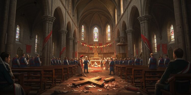 Scandale À Arbérats-Sillègue : Profanation Dans Une Église Basque - Viral Mag Une humoriste espagnole profane une église basque lors dun festival suscitant lindignation Découvrez les détails de cette controverse qui divise Viral Mag