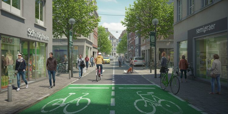 À Schiltigheim la suppression de places de parking pour une piste cyclable suscite la colère des commerçants Découvrez les enjeux et impacts de cette décision   Viral Mag