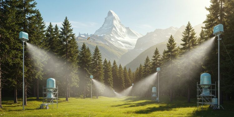 Sécheresse : Sauver les Pins Suisses - Viral Mag Comment des brumisateurs aident à comprendre la sécheresse et ses effets sur les pins suisses Une étude unique pour anticiper lavenir des forêts Viral Mag