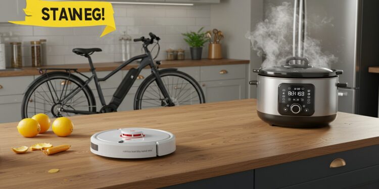 Découvrez les 3 offres phares des soldes Lidl  robot aspirateur vélo électrique mijoteuse à prix cassés Transformez votre quotidien    Viral Mag