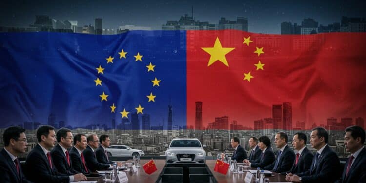 Sommet UE-Chine : Tensions et Enjeux Majeurs à Pékin - Viral Mag Sommet UE Chine à Pékin  tensions commerciales Ukraine et déficit économique au cœur des débats Découvrez les enjeux cruciaux de cette rencontre   Viral Mag