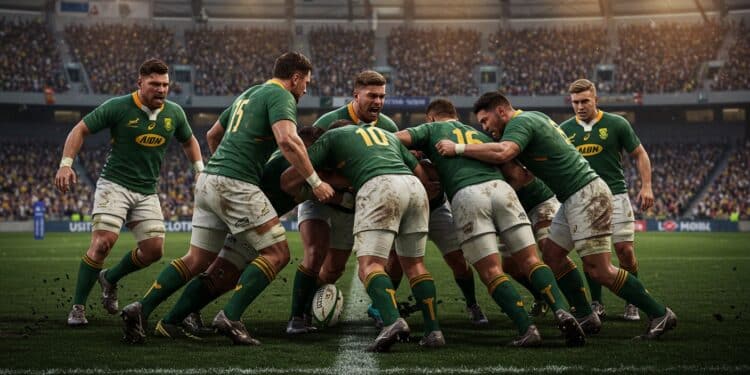 Tactiques Audacieuses des Springboks : Le Génie d’Erasmus - Viral Mag Les Springboks révolutionnent le rugby avec des tactiques inédites sous Rassie Erasmus Découvrez leur stratégie gagnante contre lItalie Viral Mag