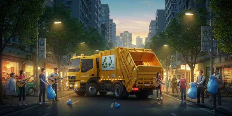 Taïwan : Camions-Poubelles Musicaux Révolutionnent le Tri - Viral Mag À Taïwan des camions poubelles jouent Beethoven pour inciter au tri Découvrez ce rituel unique qui booste le recyclage et nettoie les rues    Viral Mag