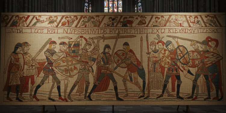 Tapisserie de Bayeux : 5 Faits Fascinants à Découvrir - Viral Mag Découvrez 5 faits captivants sur la tapisserie de Bayeux joyau millénaire prêté à Londres en 2026 Une œuvre fragile et historique à ne pas manquer Viral Mag