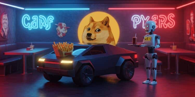 Tesla Diner : Pas de Dogecoin, une Déception Crypto - Viral Mag Le Tesla Diner ouvre à Hollywood mais sans Dogecoin Découvrez pourquoi cette absence déçoit et ce quelle révèle sur lavenir des cryptos   Viral Mag