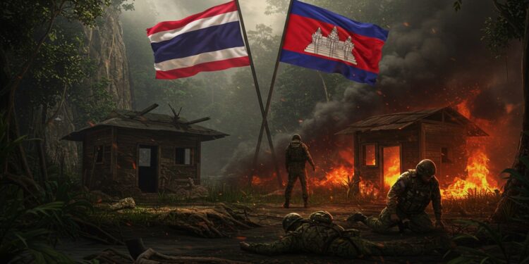 Thaïlande-Cambodge : Tensions à la Frontière Explosent - Viral Mag Crise diplomatique entre Thaïlande et Cambodge après un incident à la frontière Mines soldats blessés et ambassadeurs expulsés  que se passe t il    Viral Mag