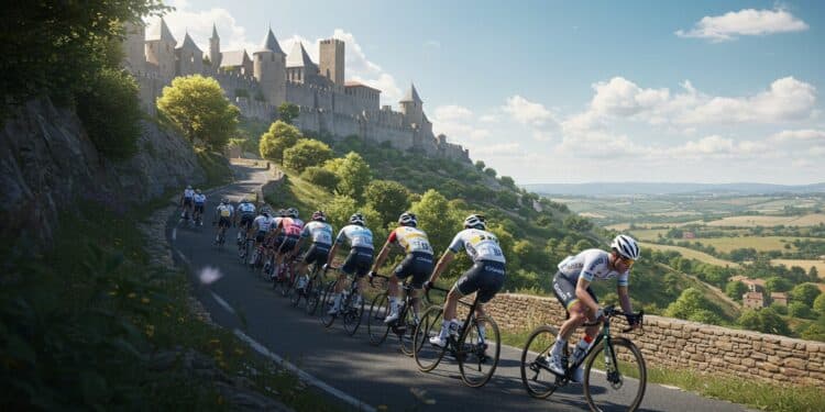 Suivez létape 15 du Tour de France 2025 entre Muret et Carcassonne un parcours vallonné de 1693 km propice aux baroudeurs Infos et moments forts ici    Viral Mag