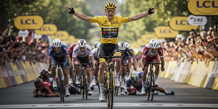 Tour de France 2025 : L’Erreur Épique de Julian Alaphilippe - Viral Mag Julian Alaphilippe célèbre une victoire quil na pas eue au Tour de France 2025 Découvrez cette bourde mémorable et son contexte    Viral Mag