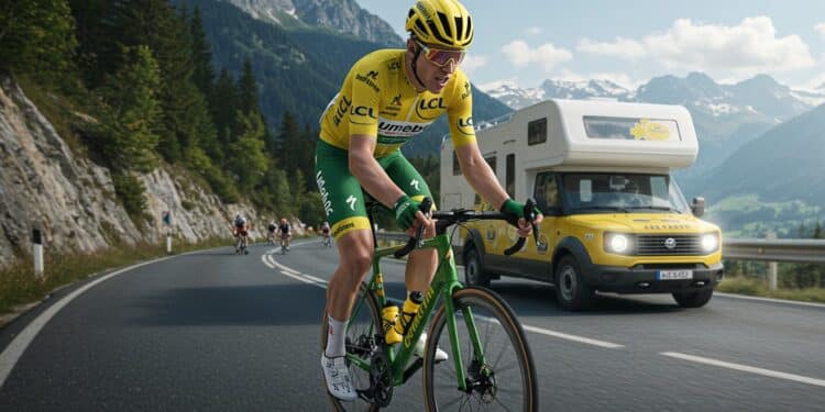 Michael Woods cycliste face à une urgence intestinale sur le Tour de France 2025 Découvrez son anecdote et les défis de la nutrition cycliste   Viral Mag