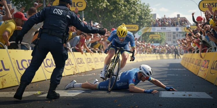 Tour de France 2025 : Un Spectateur Condamné pour Intrusion - Viral Mag Un spectateur perturbe le Tour de France 2025 à Valence condamné à 8 mois de sursis Découvrez les détails de cet incident choquant   Viral Mag