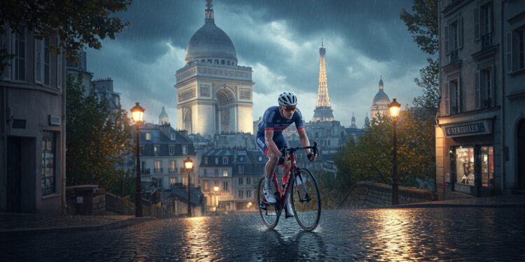 Tour de France 2025 : Une Fin Sous la Pluie ? - Viral Mag Pluie et orages menacent la dernière étape du Tour de France 2025 à Paris Les pavés de Montmartre seront ils un piège pour les coureurs  Découvrez lanalyse   Viral Mag